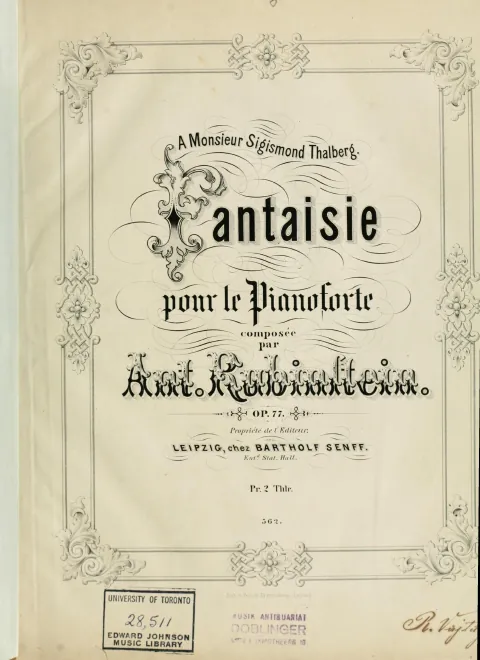 First page of Fantaisie