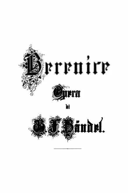 First page of Berenice