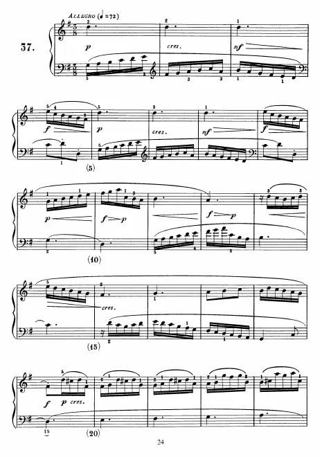 First page of Keyboard Sonata in G major
