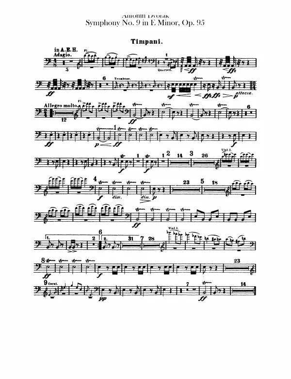 First page of Symphony No.9
