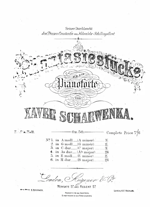 First page of 6 Phantasiestucke