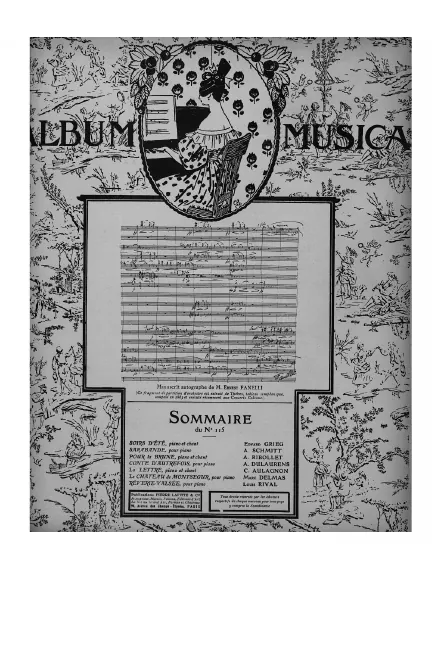 First page of Soirs d'été