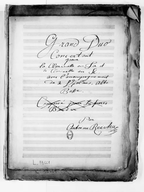 First page of Grand Duo Concertant