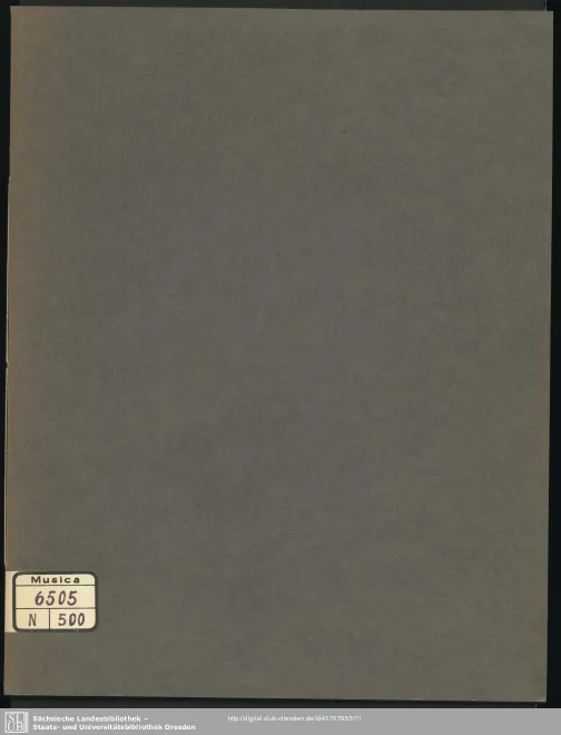 First page of Friedensfeier Fest-Ouverture