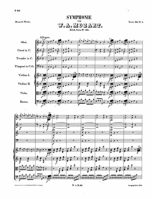 First page of Symphony No.46