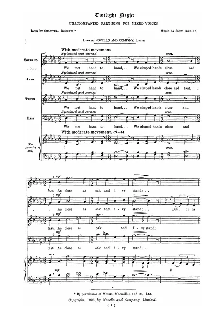 First page of Twilight Night