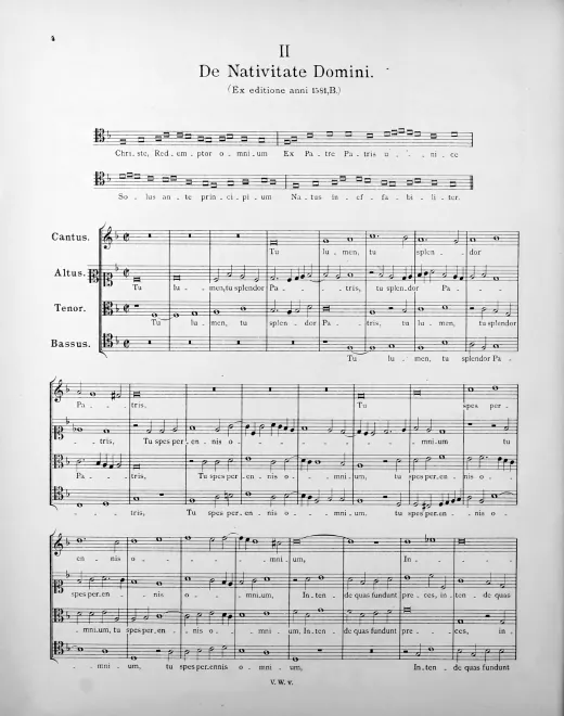 First page of Pange lingua gloriosi