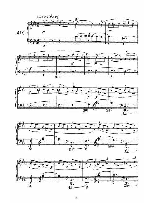 First page of Keyboard Sonata in C minor