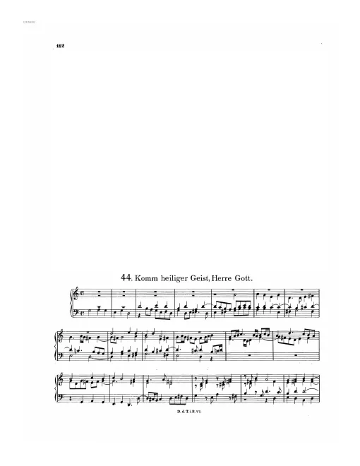 First page of Komm heiliger Geist, Herre Gott