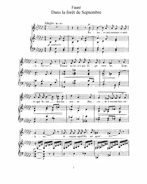 First page of 3 Songs
