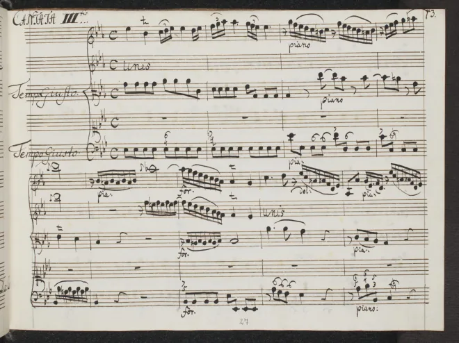 First page of Chi non ode e chi non vede ; Segreto tormento