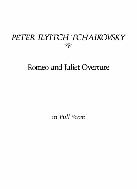 First page of Romeo and Juliet