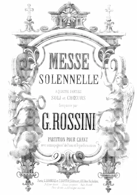 First page of Petite messe solennelle