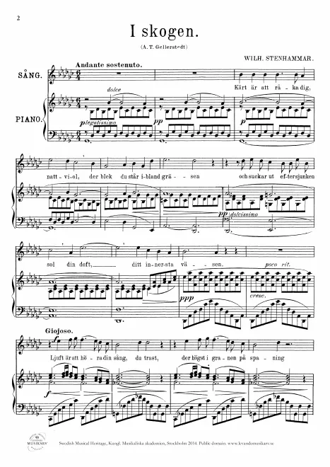 First page of Songs and Ballads