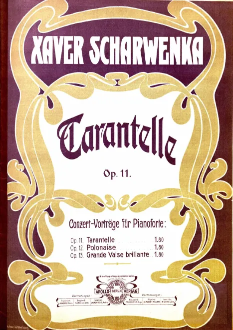 First page of Tarantelle, Op.11