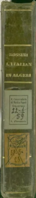 First page of L'italiana in Algeri