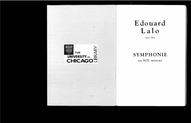 First page of Symphony in G minor