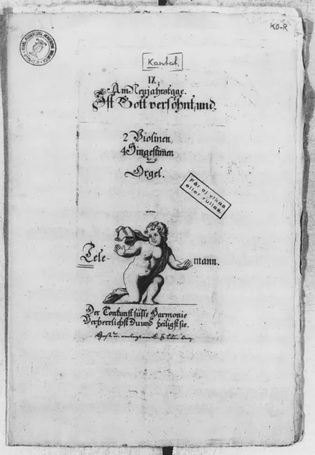 First page of Ist Gott versöhnt, TWV 1:946