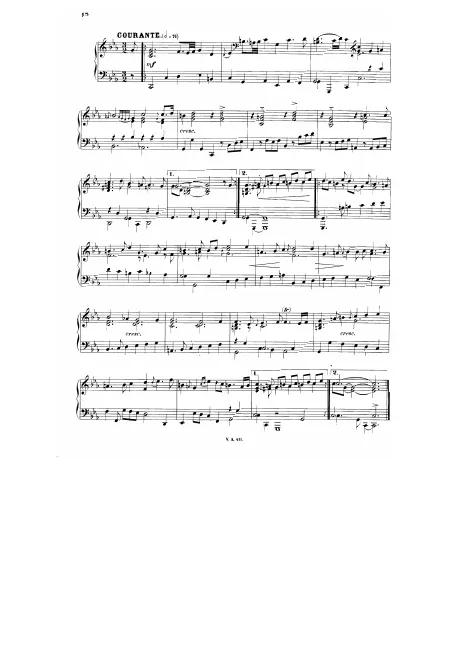 4. Second Courante