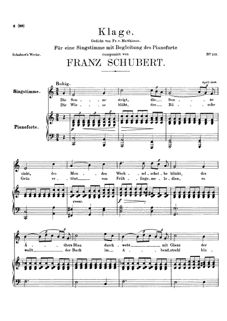 First page of Klage