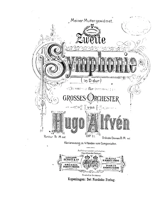 First page of Symphony No.2
