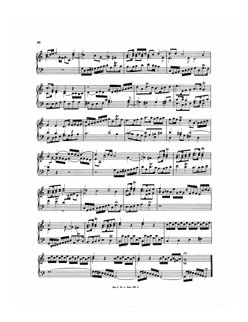 First page of Magnificat Fugue