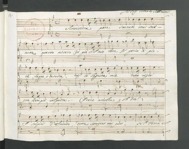 First page of Amarissime pene