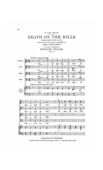 First page of Death on the Hills