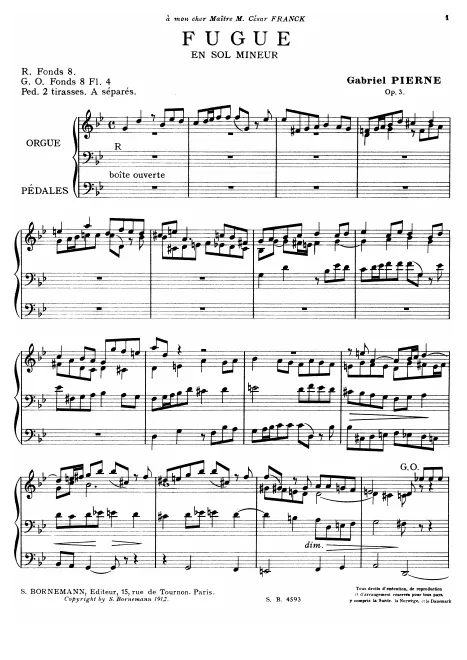 First page of Fugue