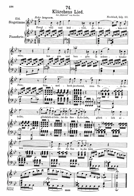 Complete Score (Original / High Voice, B♭ major)