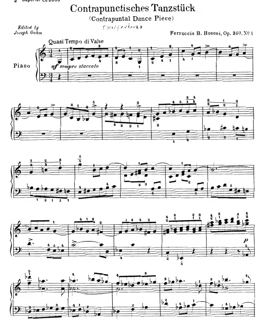 First page of 2 Tanzstücke
