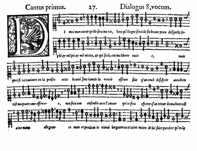 First page of Di moi mon cueur