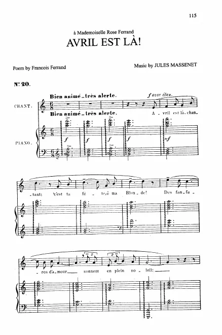First page of Avril est là !