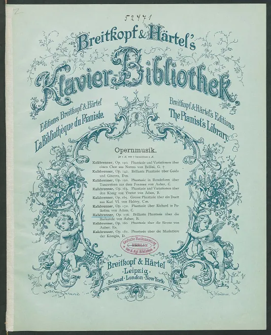 First page of Fantaisie sur 'La barcarolle'