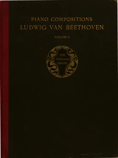 First page of Piano Compositions