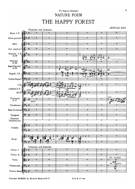 First page of The Happy Forest