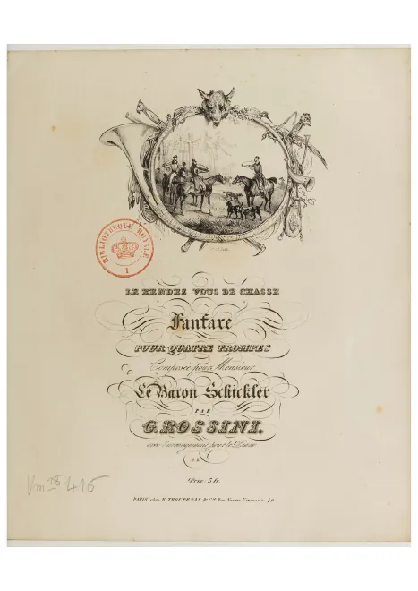 First page of Le rendez-vous de chasse