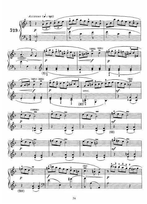 First page of Keyboard Sonata in F major