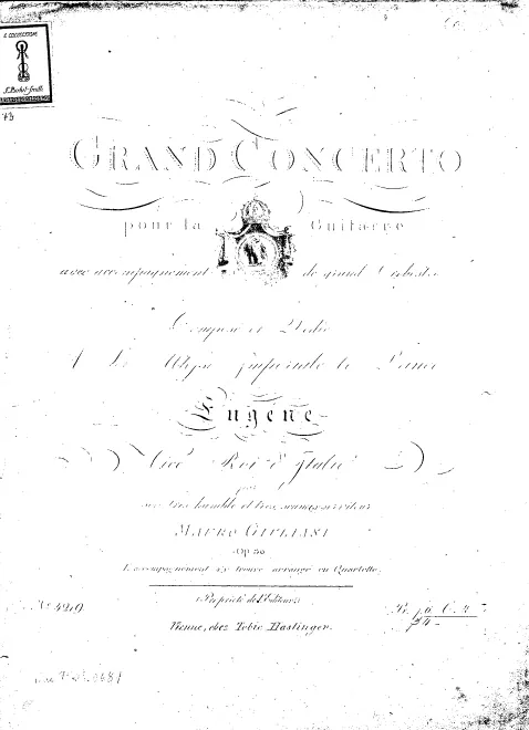 First page of Guitar Concerto No.1