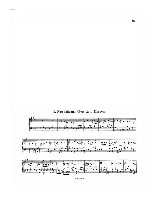 First page of Nun lasst uns Gott, dem Herren