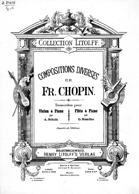 First page of Compositions diverses