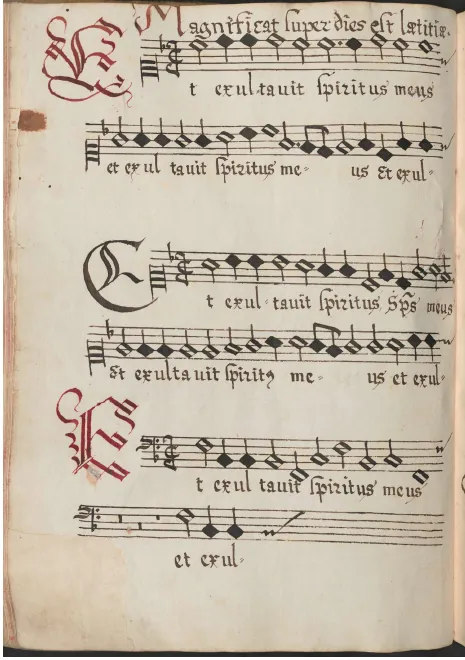 First page of Magnificat sexti toni