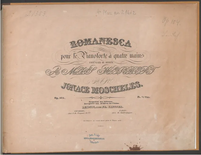 First page of Romanesca