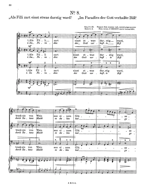 First page of Als Filli zart einst etwas durstig ward