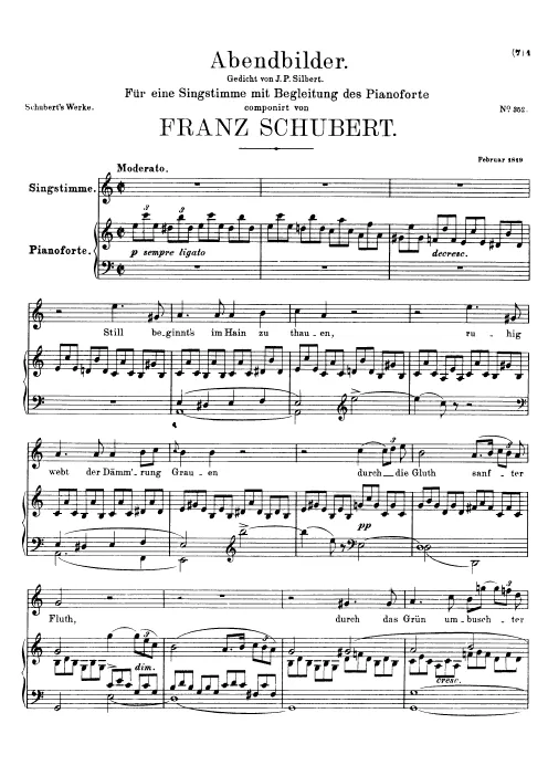 First page of Abendbilder