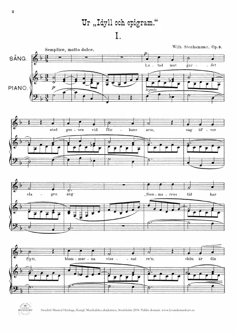 First page of 5 Songs