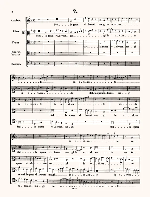 First page of Stella quam viderant Magi