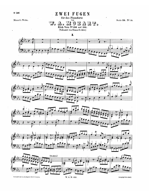 First page of Fugue