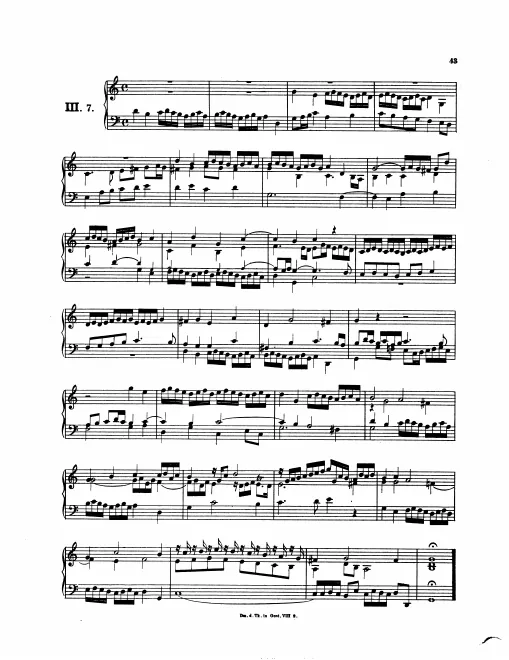 First page of Magnificat Fugue