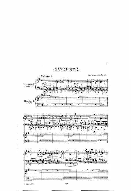 First page of Piano Concerto No.1